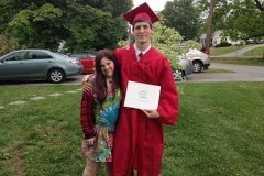 Grandson Michael Graduation Highschool with his Sister Kimberly